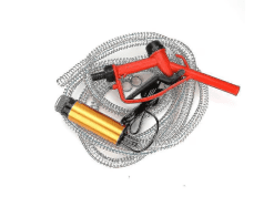 Pompa submersibila electrica 12V 24V, 51mm, set pistol de alimentare, inox, pentru apa si motorina, 3 metri furtun
