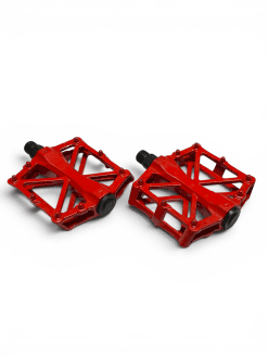 Pedale bicicletă set  platformă Filet 9/16”(standard) din metal – roșu