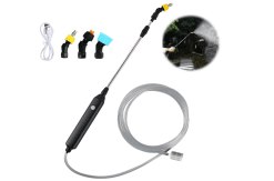 Pulverizator electric ,lance telescopică 5M cu buton (auto ON/OFF) – exact genul de model 12V potrivit pentru uz universal
