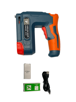 Pistol de capsat electric 2 în 1, fără fir, cu acumulator 2000mAh