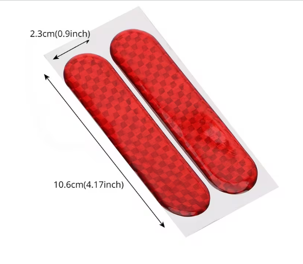 benzi reflectorizante pentru mașină, autocolant pentru uși, marcaj de siguranță, bandă de avertizare - imagine 2