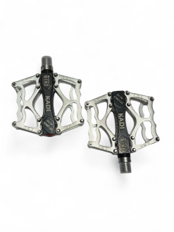 Set 2 Pedale de Aluminiu pentru Bicicleta MTB, BMX, Waterproof, Dustproof, Antiderapant, Rulment triplu, 10X1.7X10 cm